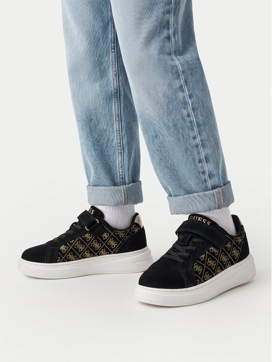 Guess Guess Sneakersy EO-V9-27012 Czarny