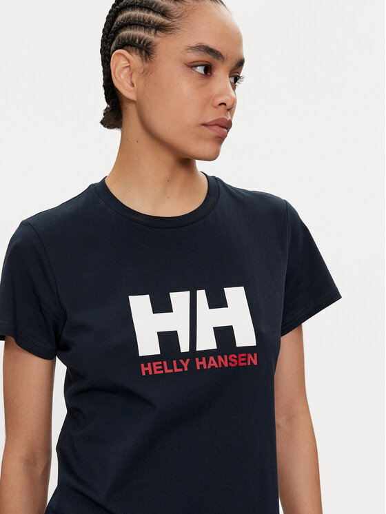 Helly Hansen Helly Hansen T-särk W Hh Logo T-Shirt 2.0 34465 Tumesinine Regular Fit