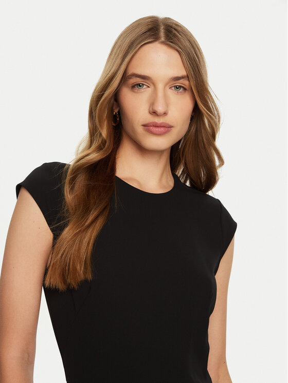 Imperial Imperial Φόρεμα κοκτέιλ AFAKIMZ Μαύρο Regular Fit
