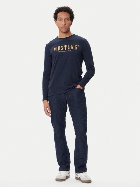 Mustang Mustang Jeans hlače Tramper 1016838 Mornarsko modra Straight Fit