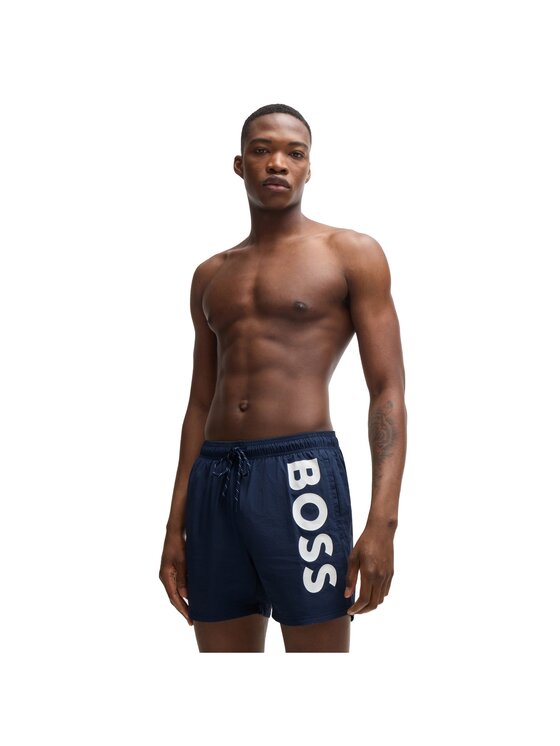 BOSS Boss Szorty kąpielowe 26058 Niebieski Comfort Fit