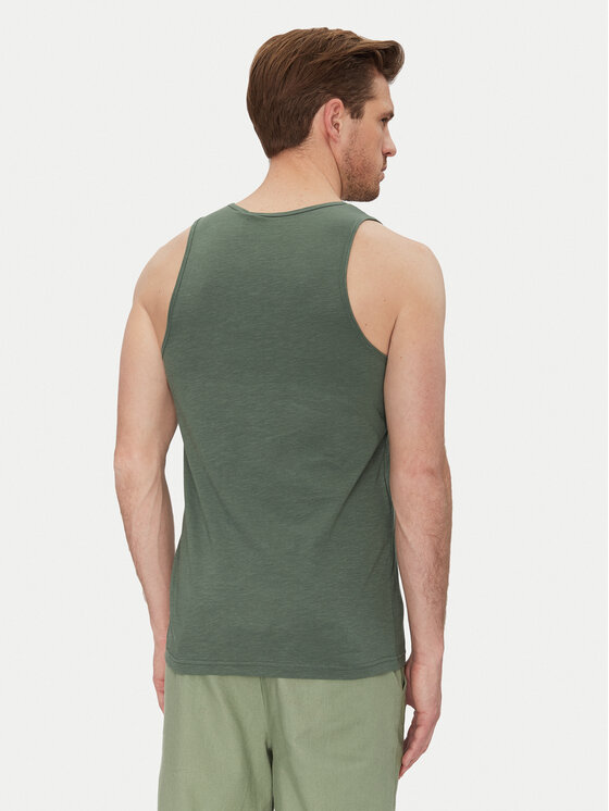 Blend Blend Majica brez rokavov 20718289 Zelena Regular Fit