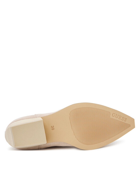 Guess Guess Каубойски обувки FLTLN2 SUE10 Бежов