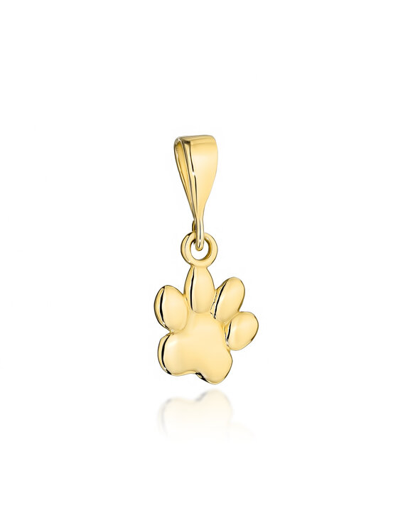 Fugart Fugart Naszyjnik Zawieszka złota gładka łapka FUG6-3-Z00515-2 Złoty