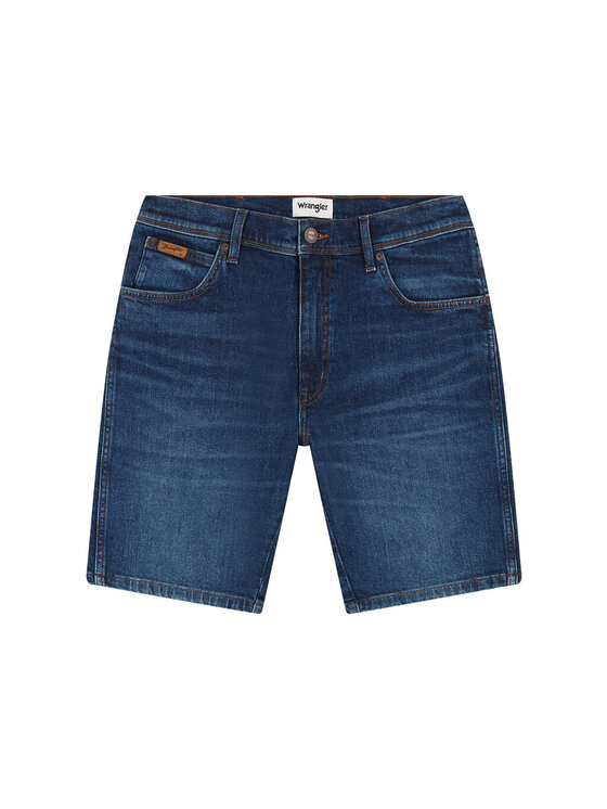 Wrangler Wrangler Pantaloncini di jeans TEXAS SHORTS Blu Regular Fit