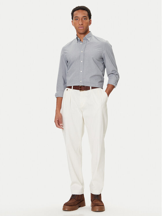 Marc O'Polo Marc O'Polo Риза M28 7302 42172 Светлосиньо Regular Fit