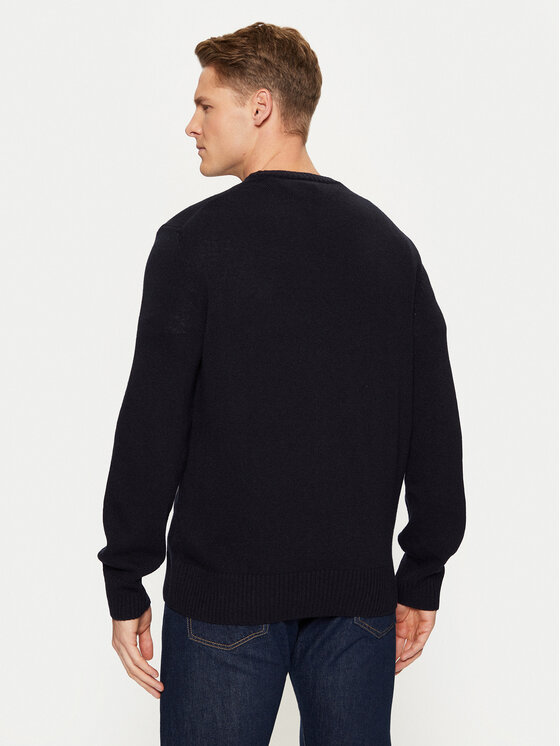 Lacoste Lacoste Pulover AH2916 Mornarsko modra Regular Fit