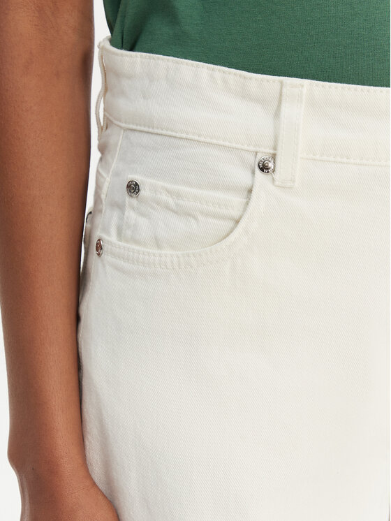 Weekend Max Mara Weekend Max Mara Jeansy Medina 2615131051 Bílá Wide Leg