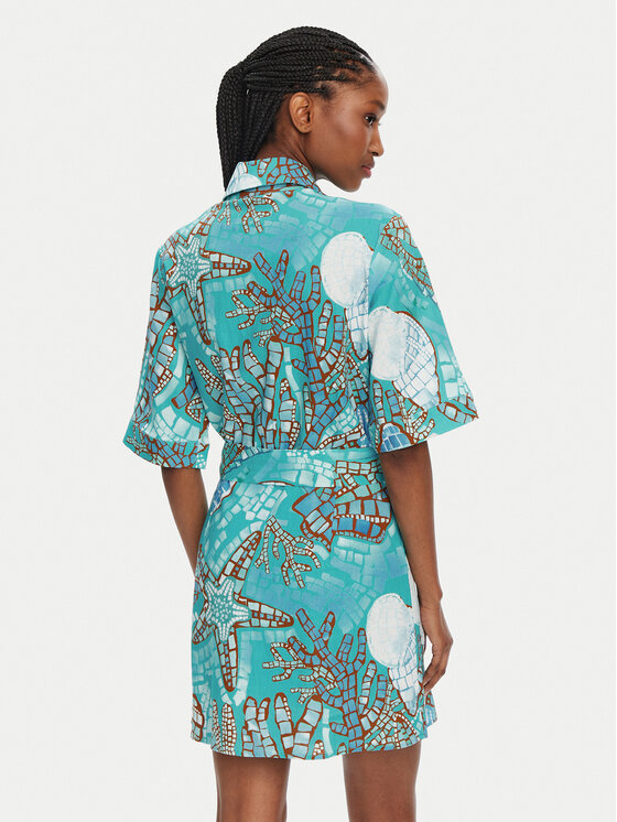 Seafolly Seafolly Hemdkleid La Mer 55422-DR Türkisfarben Regular Fit