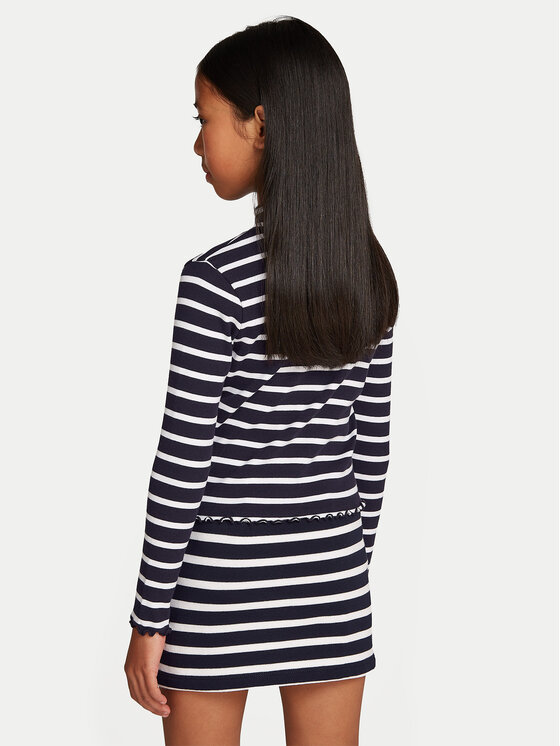 Tommy Hilfiger Tommy Hilfiger Bluse KG0KG08174 Dunkelblau Regular Fit