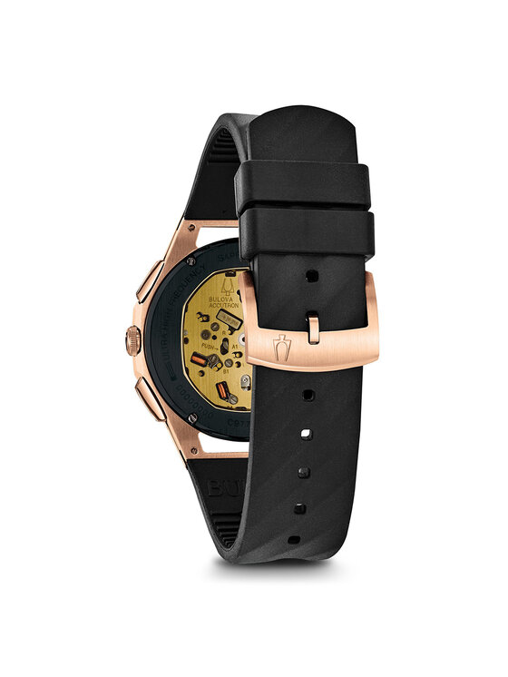 Bulova Bulova Zegarek 98A185 Czarny