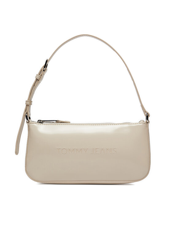 Tommy Jeans Tommy Jeans Handtasche Tjw Ess Must Shoulder Seasonal AW0AW16267 Écru