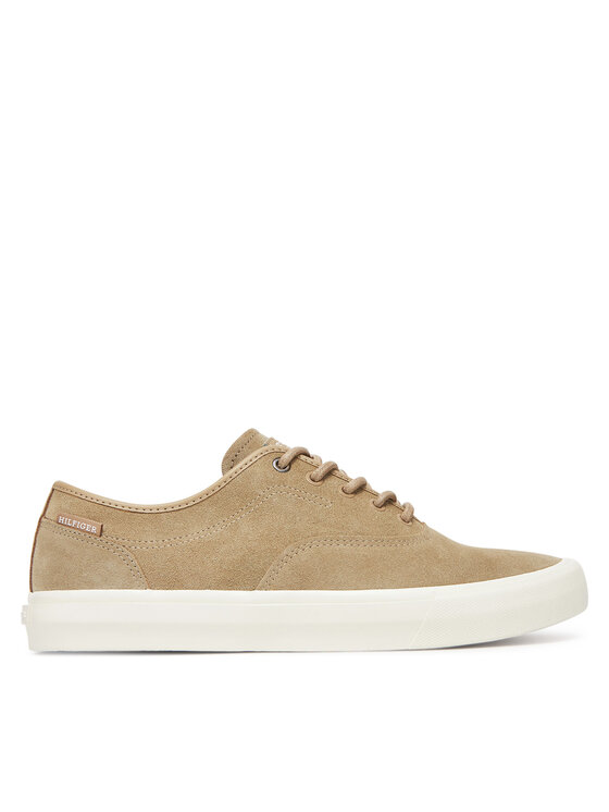 Tommy Hilfiger Tenisky Hi Vulc Low Oxford Suede FM0FM05401 Béžová