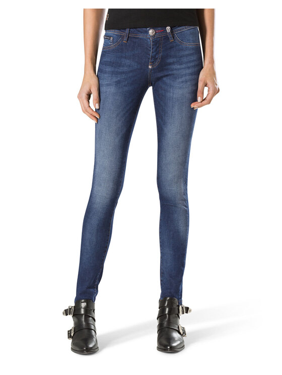 PHILIPP PLEIN PHILIPP PLEIN Jeggings 30762 Blu Jegging Fit