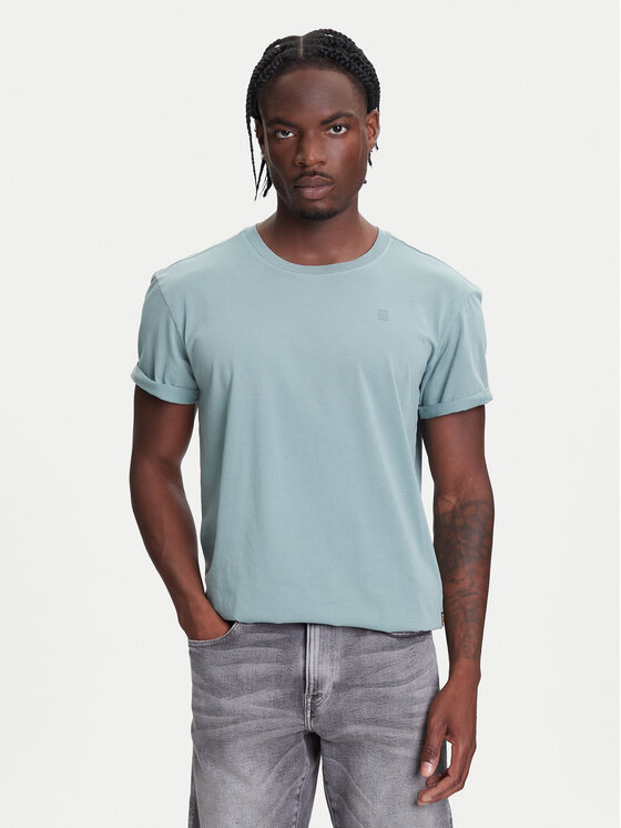 G-Star Raw Męski T-Shirt, rozmiar XL, Niebieski, Lash D16396-2653