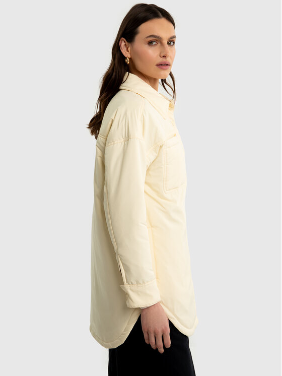 BIG STAR BIG STAR Kurtka zimowa MISA Kremowy Basic Fit