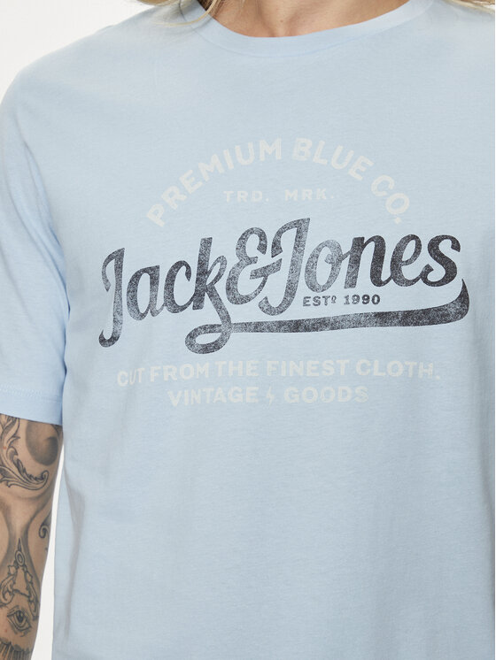 Jack&Jones Jack&Jones T-Shirt Jprblulouie 12259674 Modrá Regular Fit