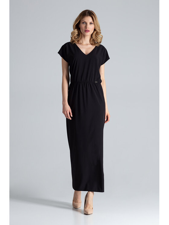 FIGL FIGL Sukienka koktajlowa M668 Czarny Regular Fit