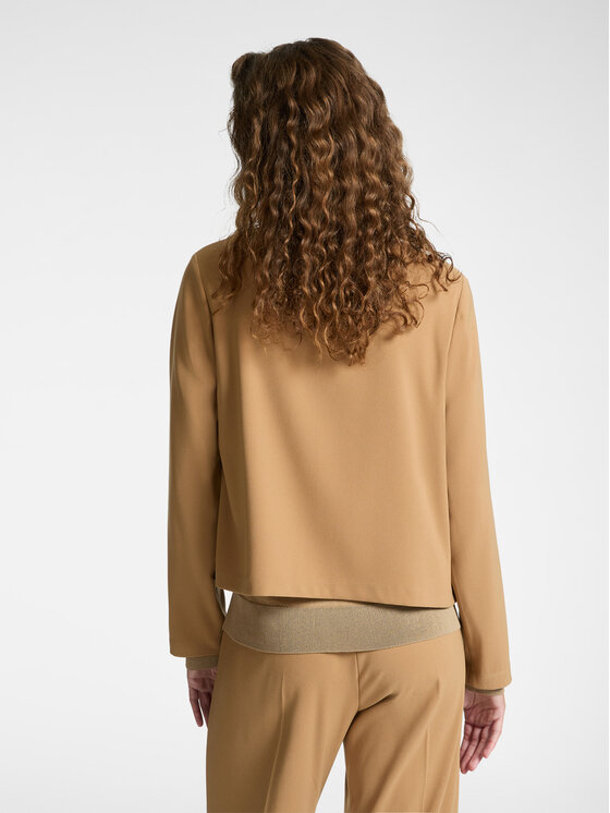 Elena Mirò Elena Mirò Giacca di transizione R054P000090N012 Crema Boxy Fit