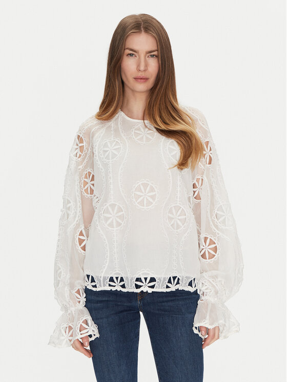 Bardot Bardot Bluză 59731TB Alb Regular Fit