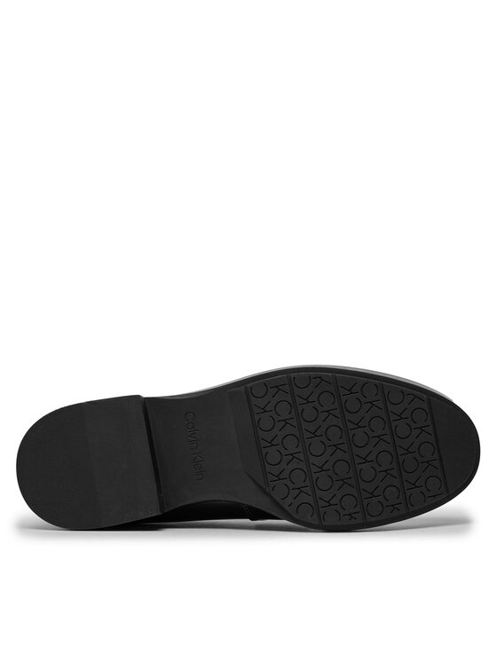 Calvin Klein Calvin Klein Čevlji brez vezalk Rubber Sole Loafer W/Hw - Pearl HW0HW02002 Črna