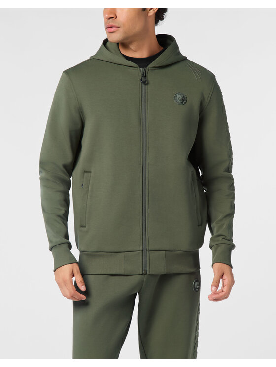 Plein Sport Plein Sport Felpa 28285 Verde Regular Fit