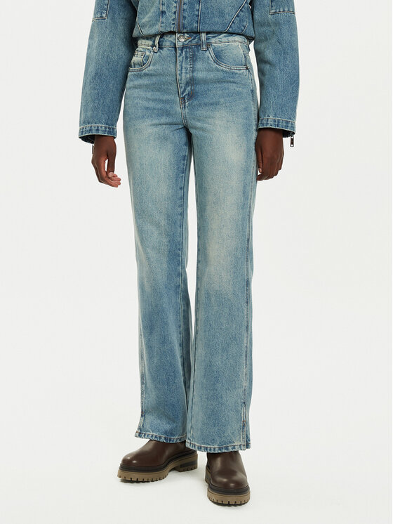 Gestuz Gestuz Jeansy Katha 10909477 Modrá Straight Fit