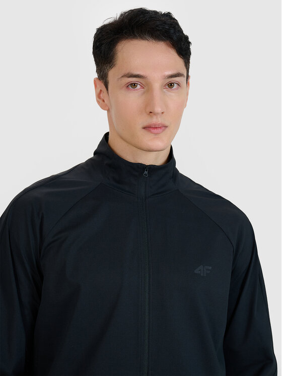 4F 4F Bluza techniczna MULTI ACTIVE Czarny Regular Fit