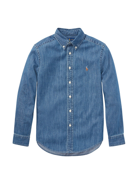 Polo Ralph Lauren Polo Ralph Lauren дънкова риза 323713843001 Син Regular Fit