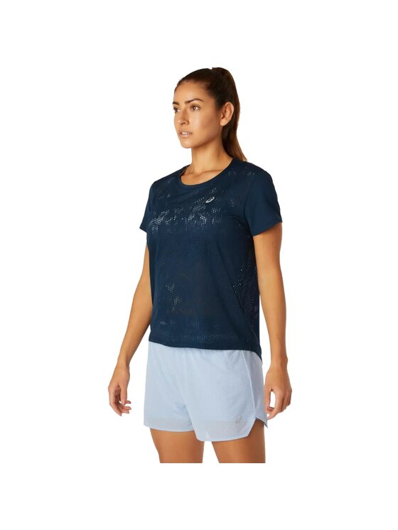 Asics Asics T-Shirt Asics Ventilate SS Top Granatowy Regular Fit