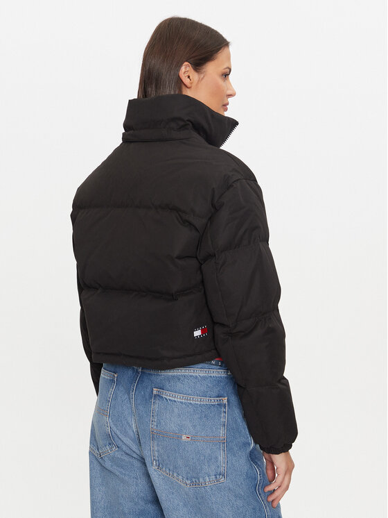Tommy Jeans Tommy Jeans Pehelykabát Alaska DW0DW19687 Fekete Regular Fit
