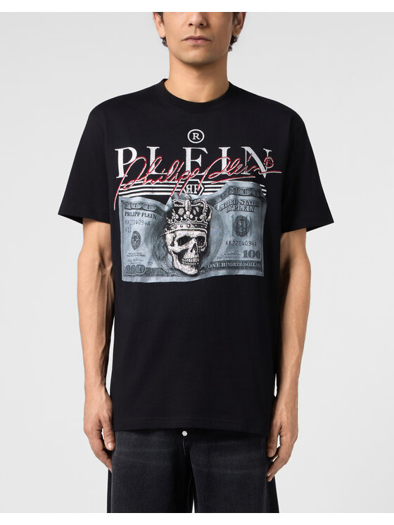 PHILIPP PLEIN PHILIPP PLEIN Tričko 31102 Čierna Regular Fit