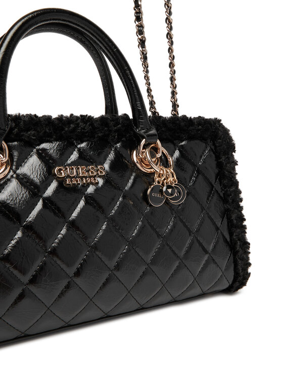 Guess Guess Дамска чанта Cristi HWTG81 39090 Черен