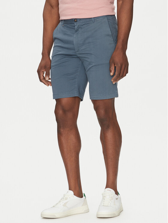 BOSS BOSS Bavlnené šortky 50536884 Modrá Slim Fit