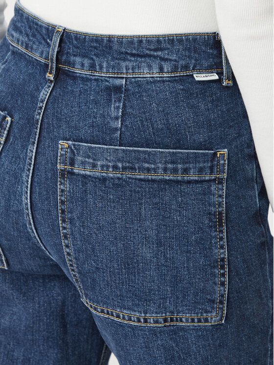 Billabong Billabong Blugi Be Free EBJDP03014 Bleumarin Wide Leg