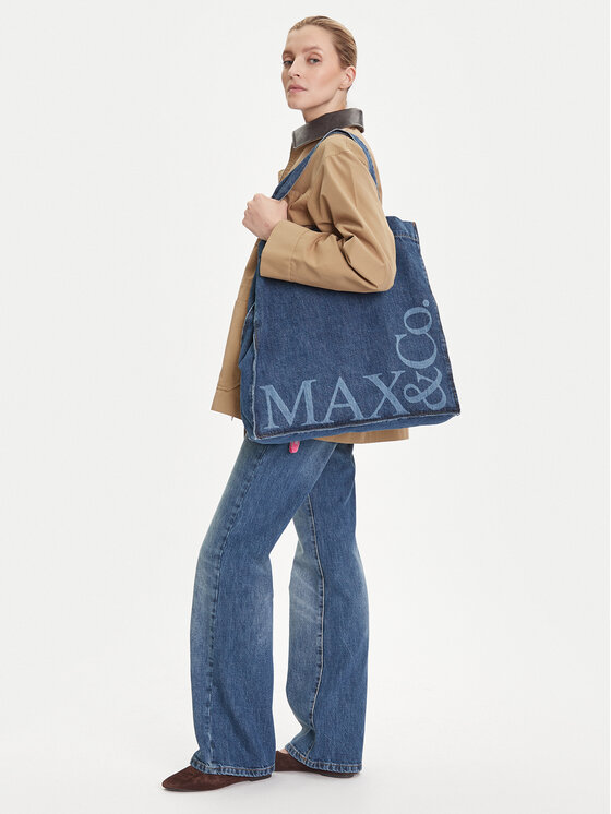 MAX&Co. MAX&Co. Traperice Cablo 2526186081200 Plava Regular Fit