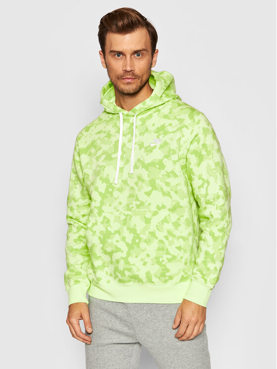 Nike Felpa Sportswear Club DA0055 Verde Standard Fit • Modivo.it