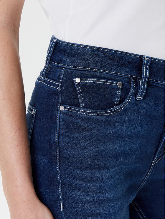 Guess Guess Jeans hlače W5YA0L D0782 Modra Flare Fit