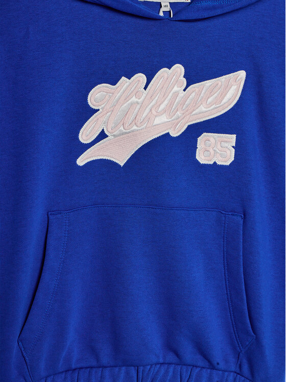 Tommy Hilfiger Tommy Hilfiger Bluză Hilfiger Script Hoodie KG0KG07721 Albastru Regular Fit