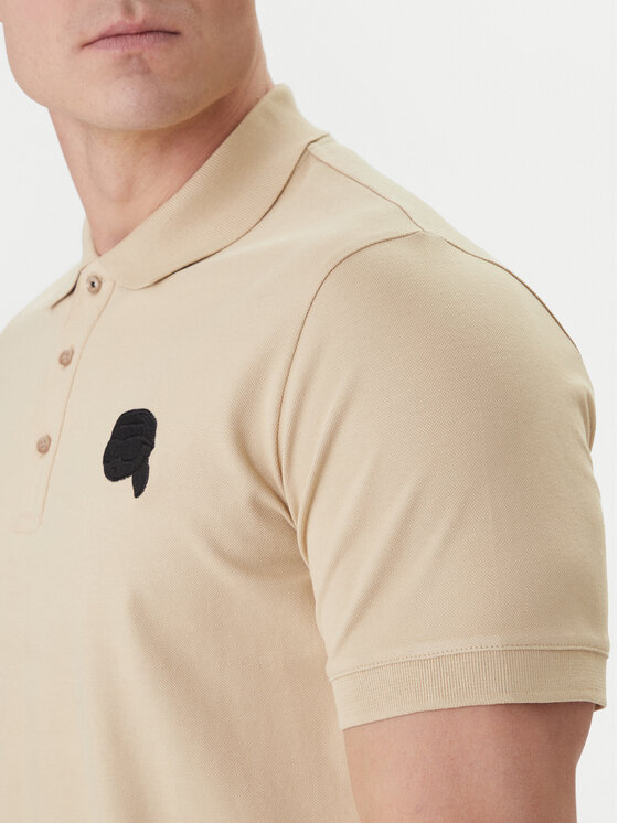 KARL LAGERFELD KARL LAGERFELD Pólóing 745015 562231 Bézs Regular Fit