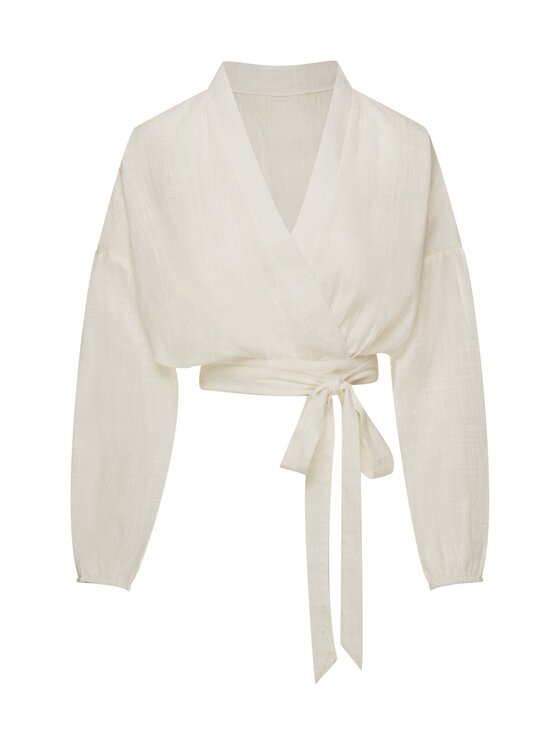 Esotiq Esotiq Kimono 42428 Beżowy Beachy Fit