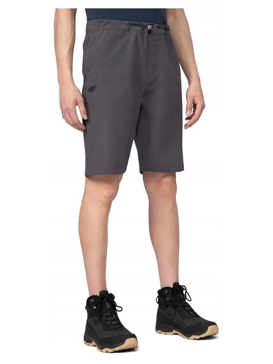 4F 4F Szorty SKMTR060 Szary Comfortable Fit
