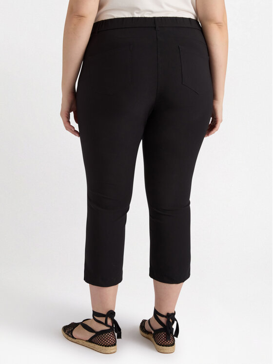 Fiorella Rubino Fiorella Rubino Spodnie materiałowe P155L002143N033 Czarny Regular Fit
