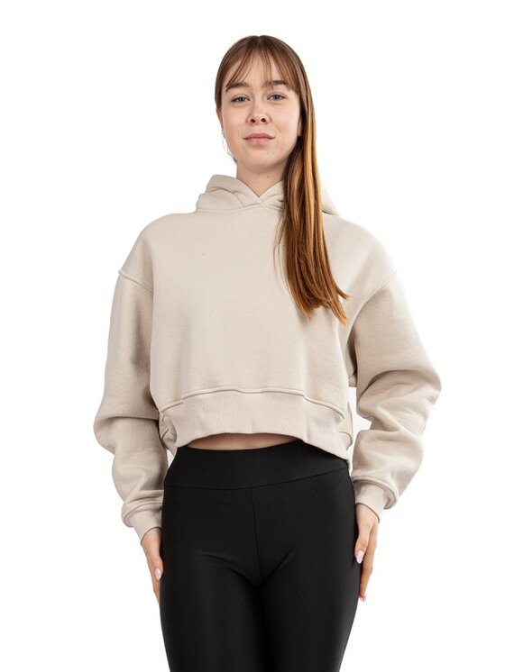 DKaren Sport DKaren Sport Bluza DK-K-B11 Beżowy Classic Fit
