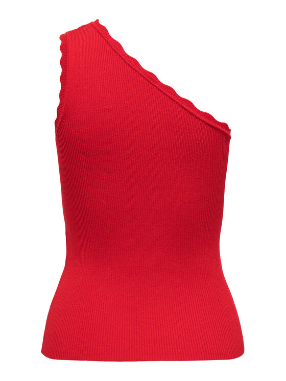 JDY JDY Top Nanna 15351420 Červená Slim Fit