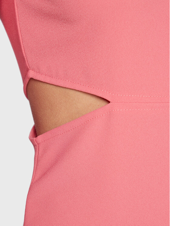 Notes Du Nord Notes Du Nord Koktel haljina Oliana 12901 Ružičasta Slim Fit