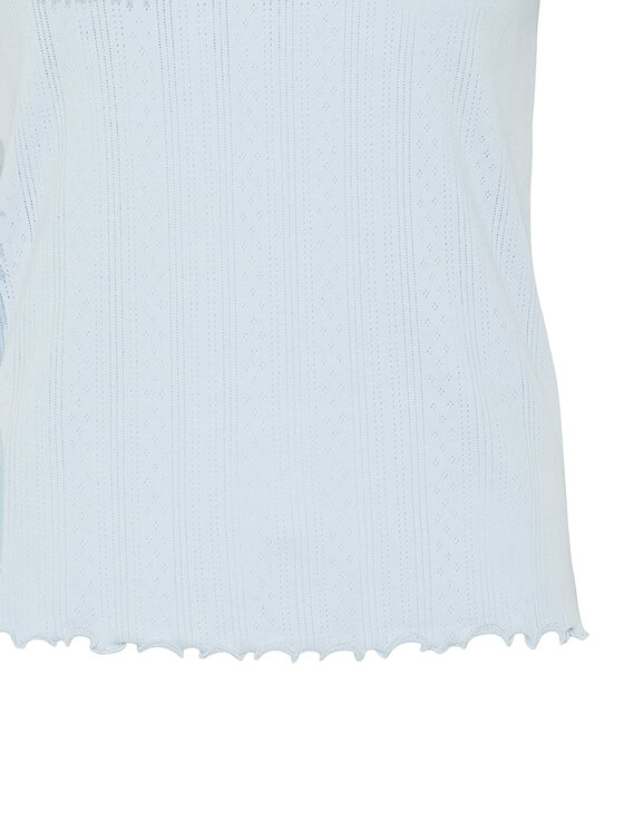 Pieces Pieces Tricou Fia 17155480 Albastru celest Regular Fit