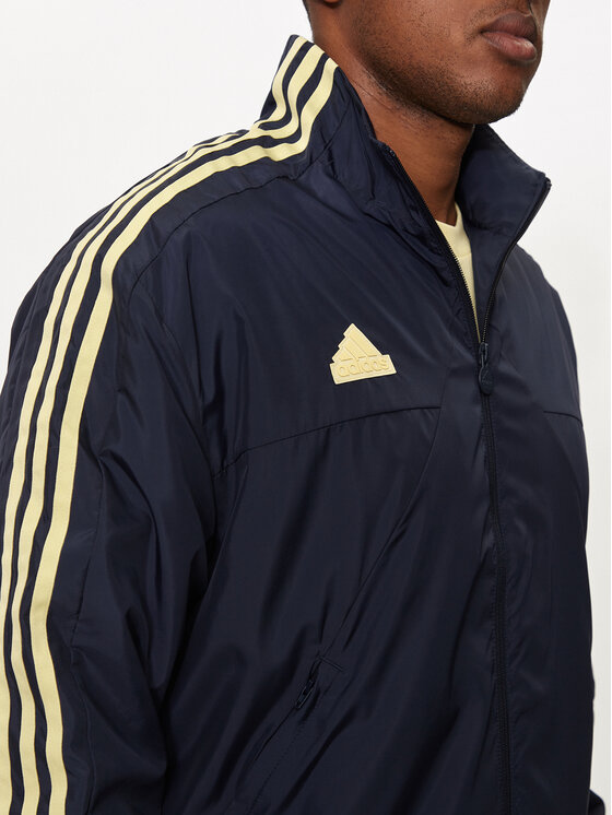 adidas adidas Átmeneti kabát House of Tiro IW3579 Sötétkék Loose Fit