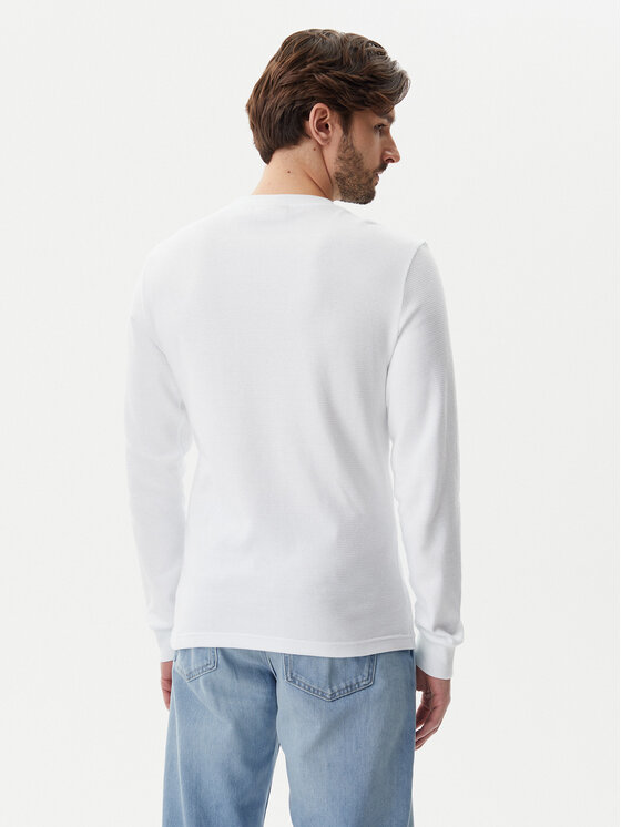 Calvin Klein Jeans Calvin Klein Jeans Pikkade varrukatega T-särk J30J327117 Valge Regular Fit
