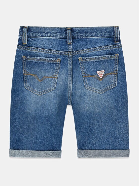 Guess Kids Guess Kids Spodnie materiałowe 181436 Niebieski Regular Fit